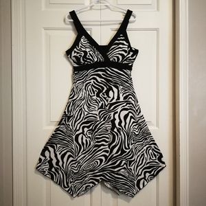 Jessica Zebra Print Dress